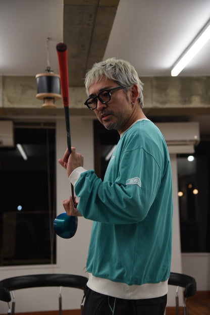 Mesh nylon longsleeve ‘MOTO ‘shirt