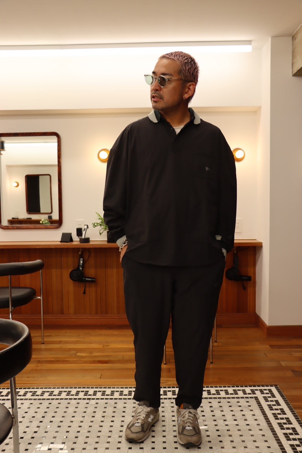 Stretch ‘4-way‘ nylon pants