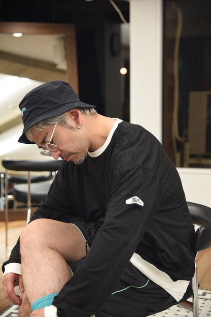 Mesh nylon longsleeve ‘MOTO ‘shirt