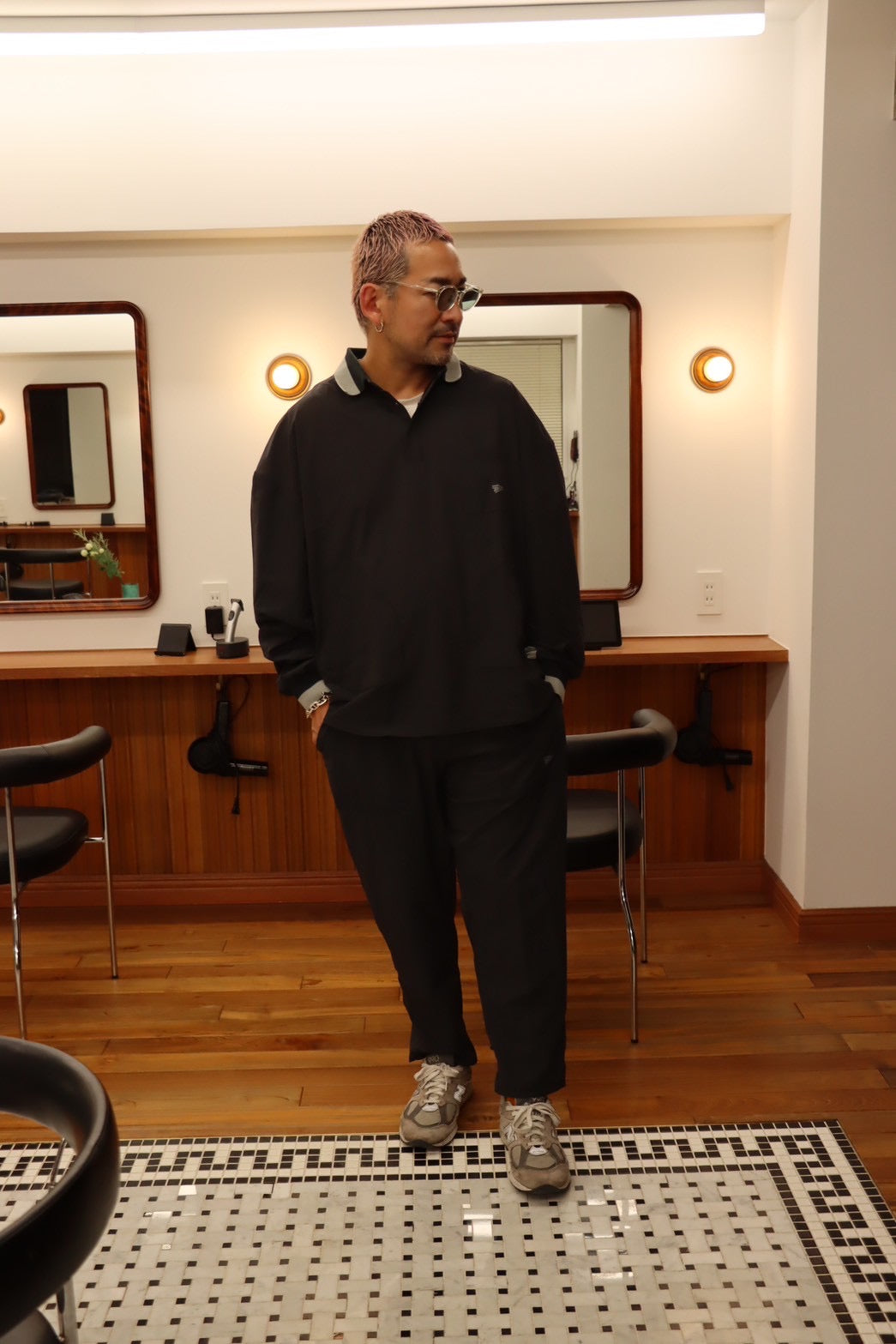 Stretch ‘4-way‘ nylon pants