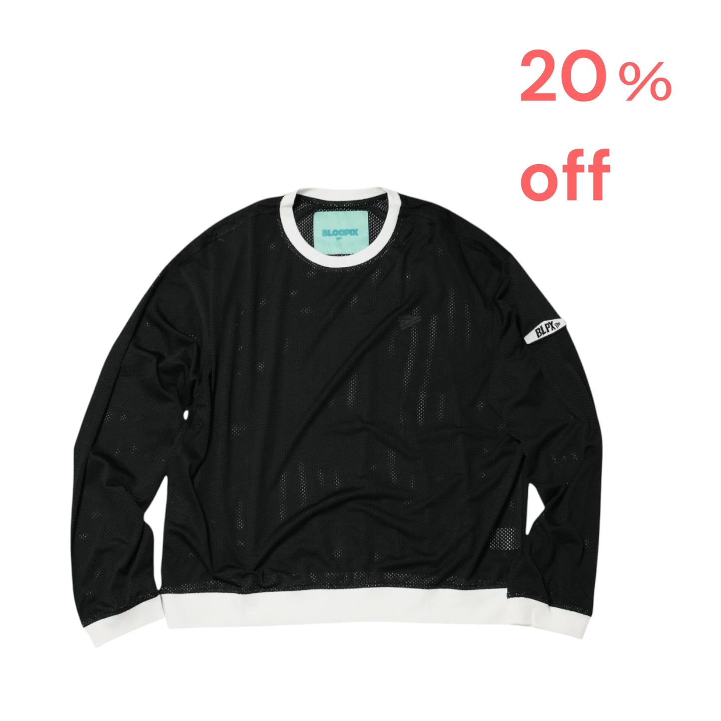 Mesh nylon longsleeve ‘MOTO ‘shirt