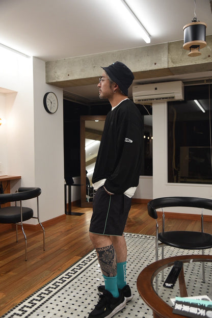 Mesh nylon longsleeve ‘MOTO ‘shirt