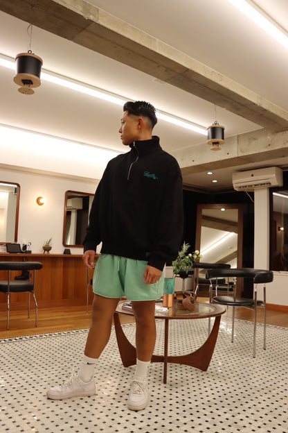 Stand highneck sweatshirt