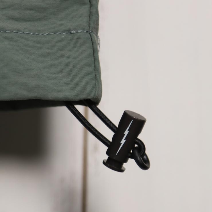 GOLF LOGO MOCK NECK NYLON CARGO POCKET S/S TEE