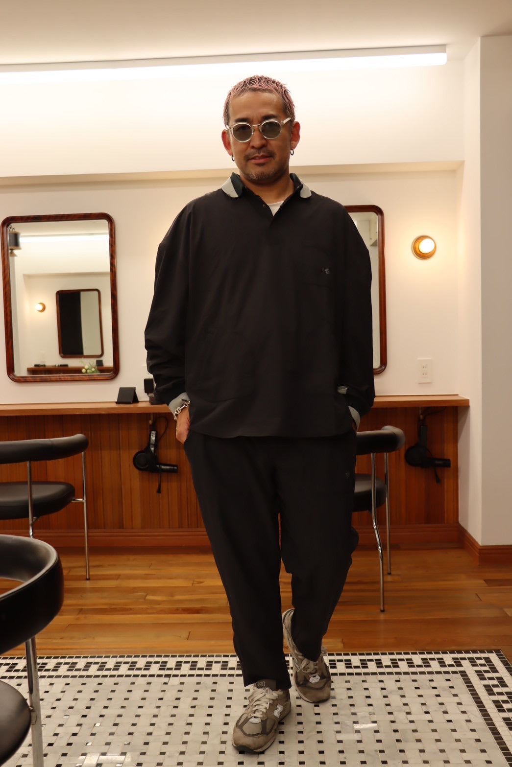 Stretch ‘4-way‘ nylon pants