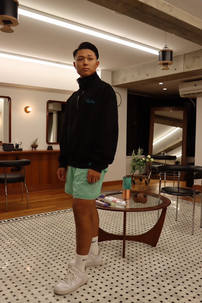 Stand highneck sweatshirt