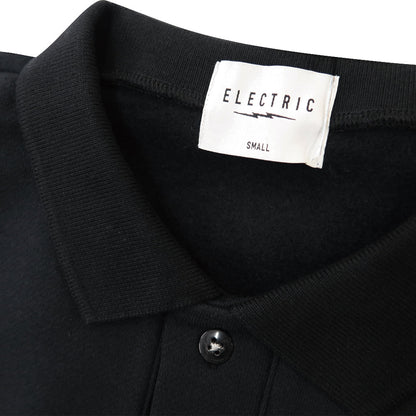 DAD SILHOUETTE L/S POLO - BLACK