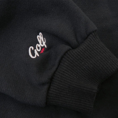 DAD SILHOUETTE L/S POLO - BLACK