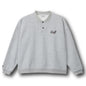 GOLF LOGO DAD SILHOUETTE L/S POLO - ASH
