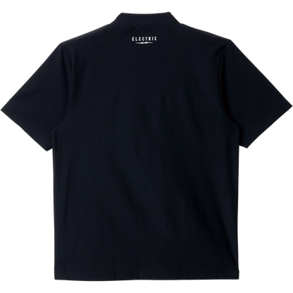GOLF LOGO DRY MOCK NECK S/S TEE - BLACK