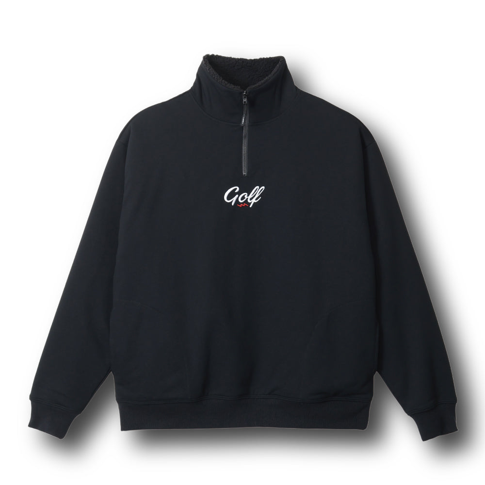 GOLF REVERSIBLE HALF ZIP - BLACK