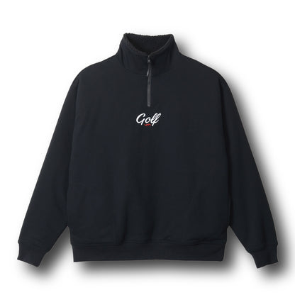 GOLF REVERSIBLE HALF ZIP - BLACK