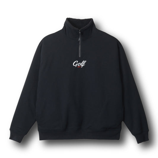 GOLF REVERSIBLE HALF ZIP - BLACK
