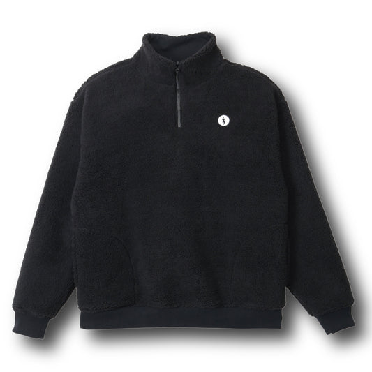 NYLON FLEECE REVERSIBLE - BLACK