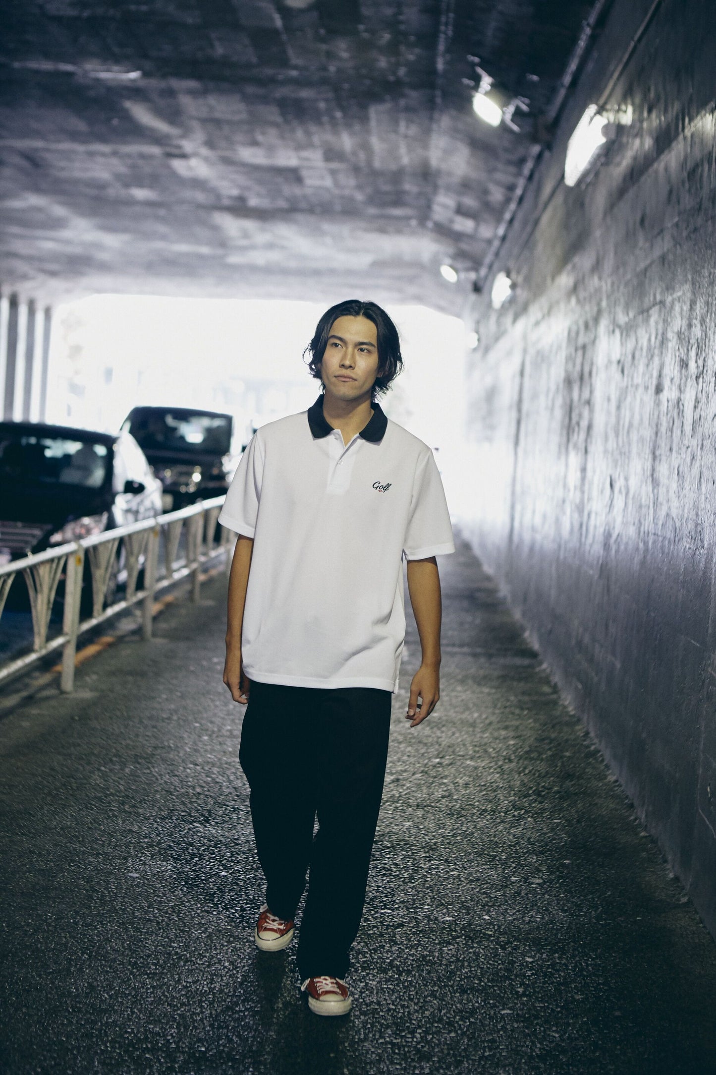 ONE POINT GOLF LOGO S/S POLO - L.GREEN