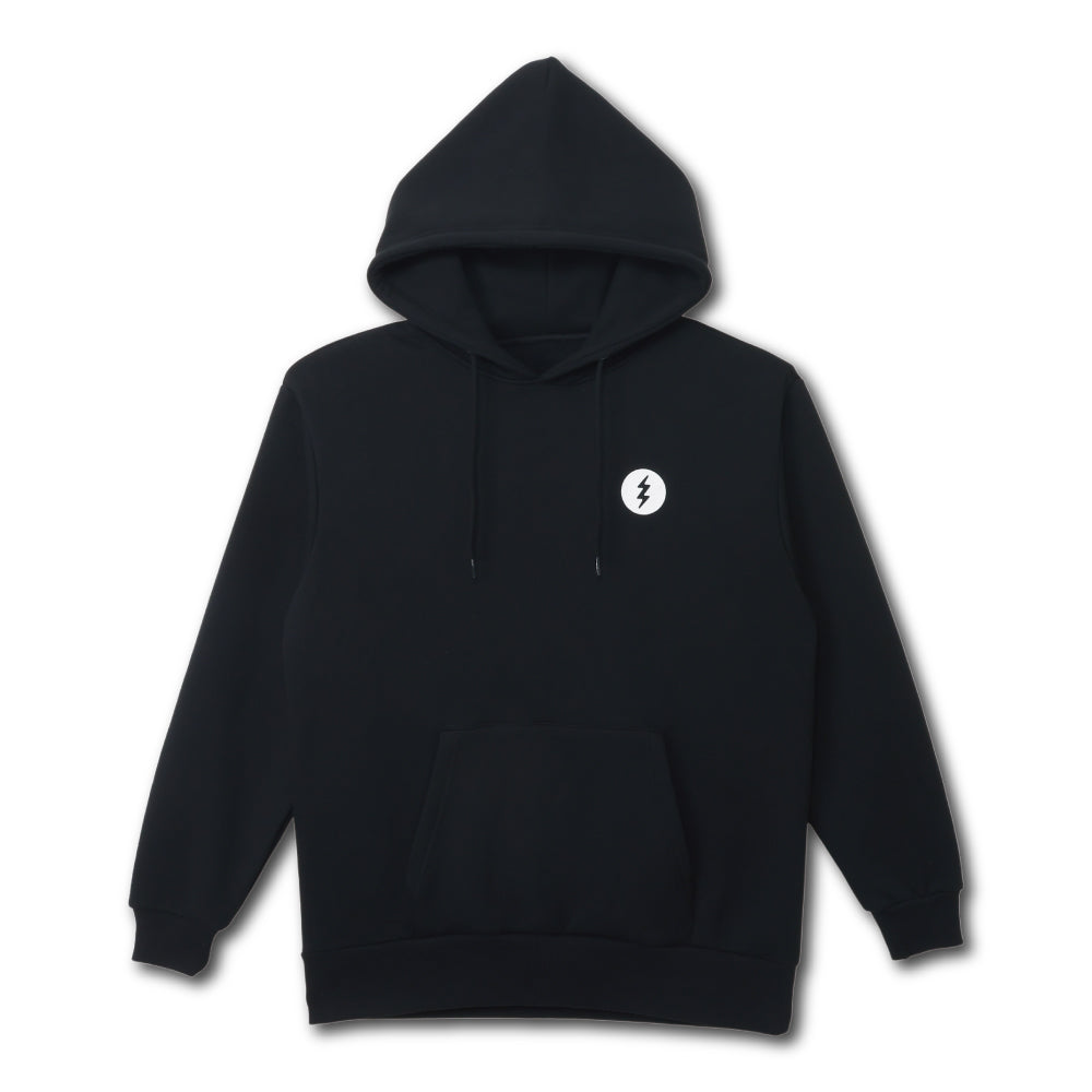 ICON LOGO HOOD - BLACK