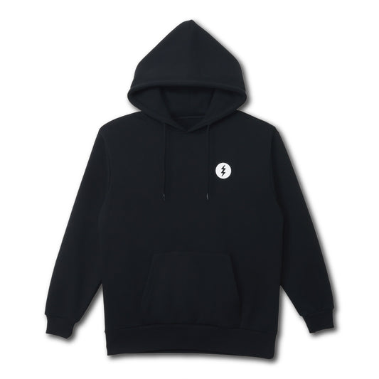 ICON LOGO HOOD - BLACK