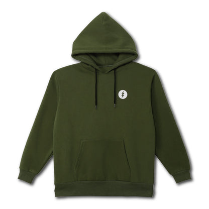 ICON LOGO HOOD - OLIVE