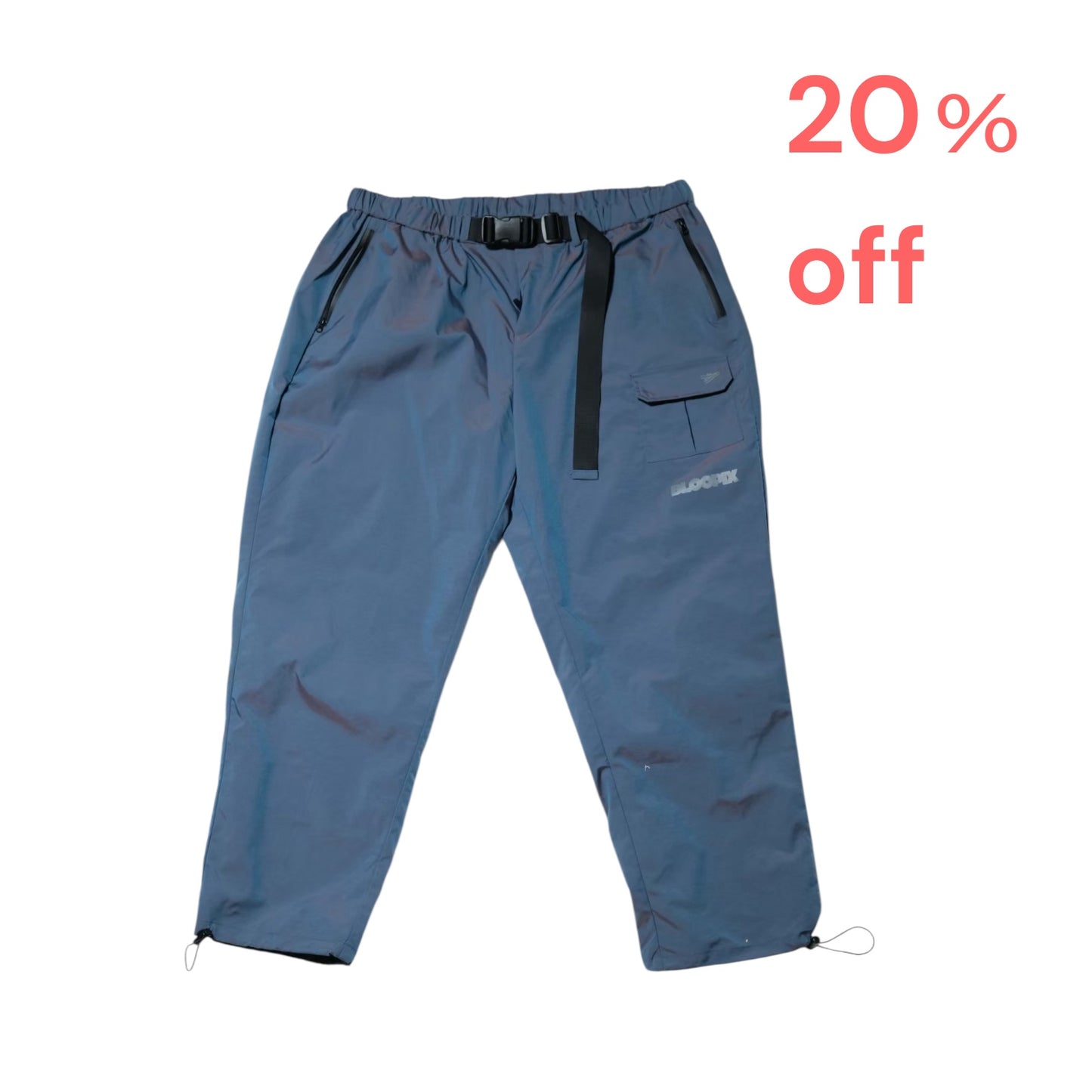Water-repellent nylon pocket pants