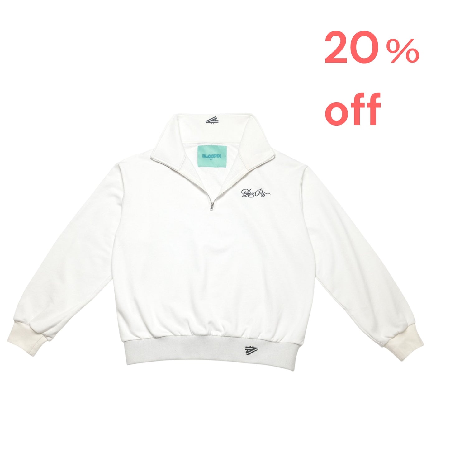 Stand highneck sweatshirt