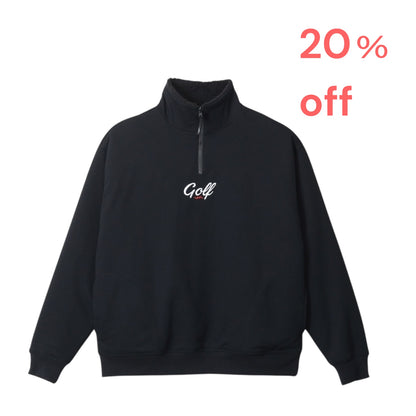 GOLF NYLON FLEECE REVERSIBLE - BLACK