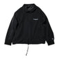 Water-repellent nylon halfzip jacket