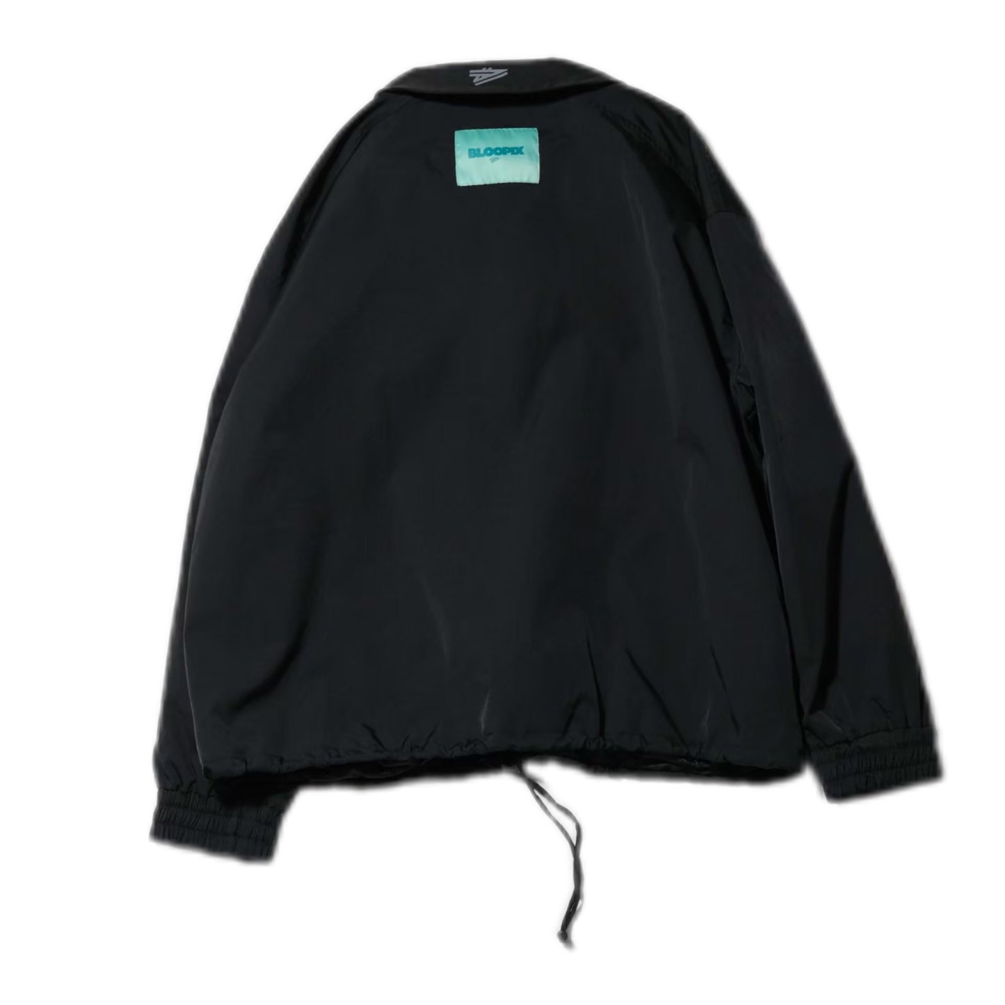 Water-repellent nylon halfzip jacket