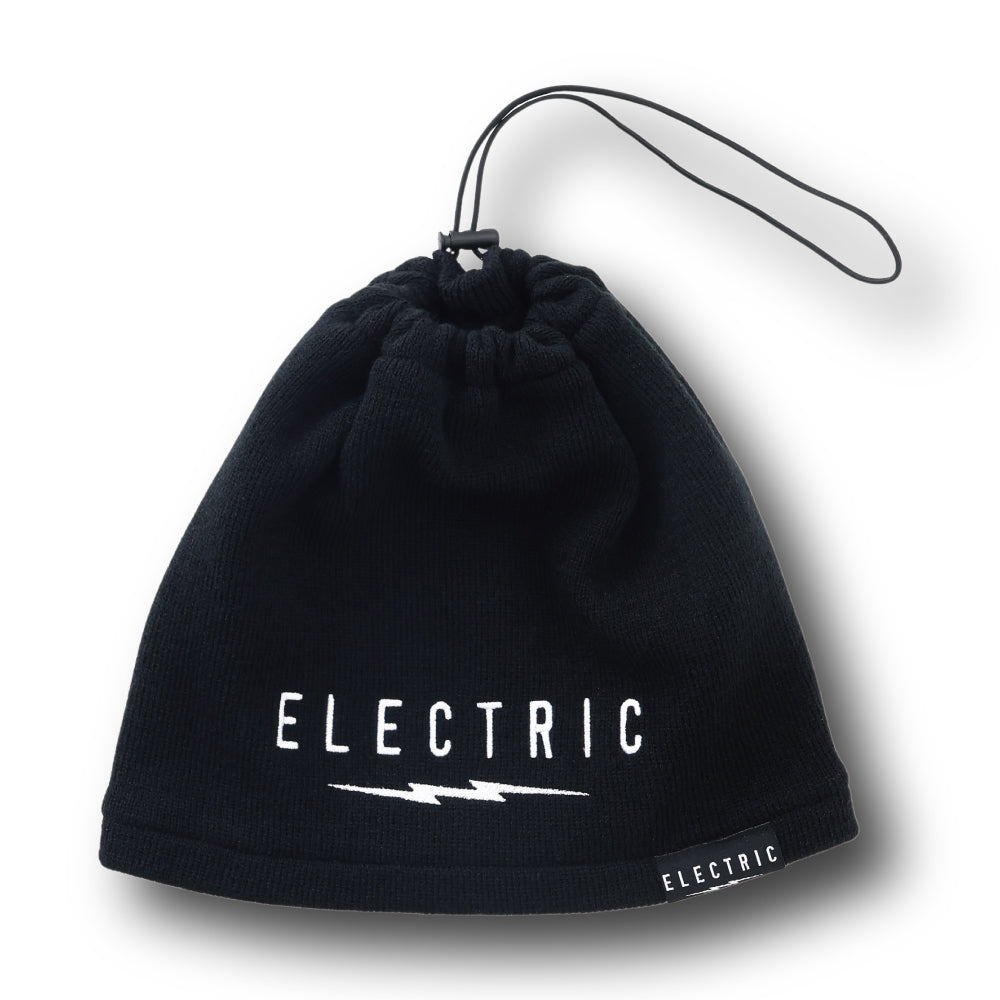 LONG KNIT NECK WARMER - BLACK