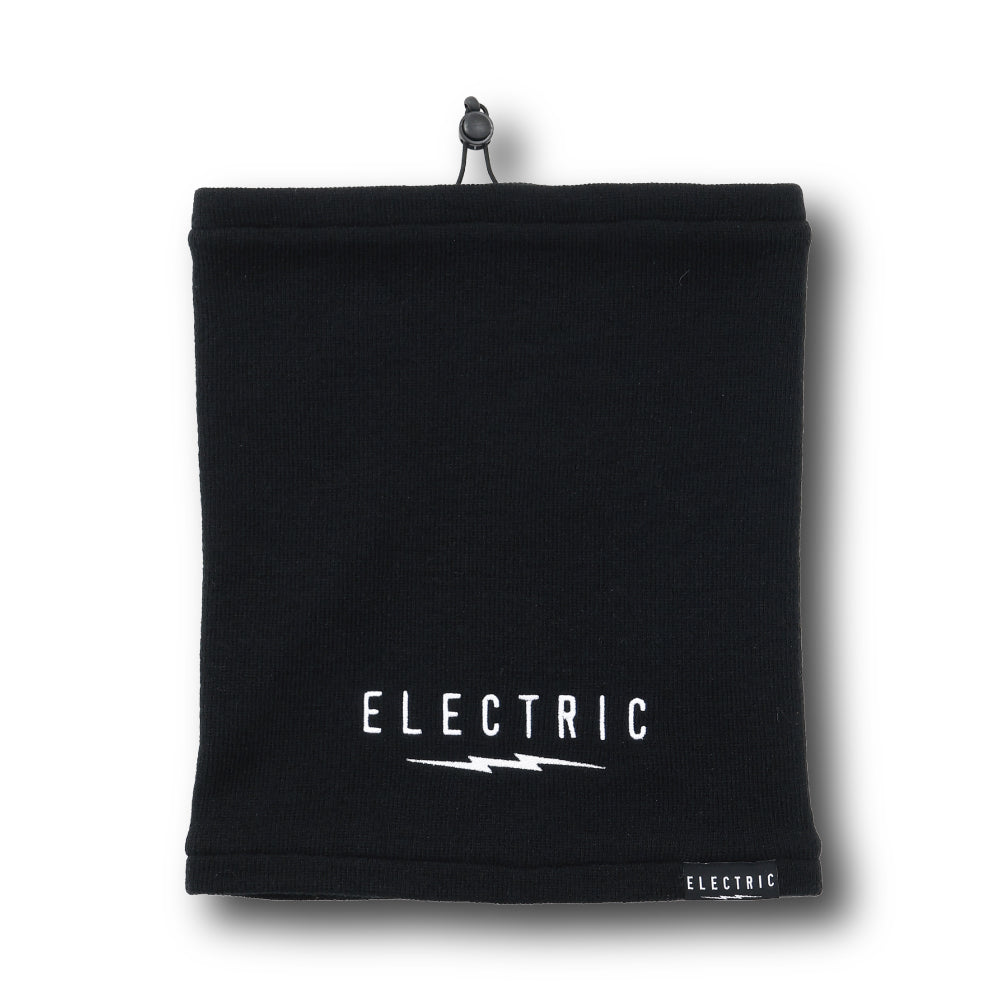 LONG KNIT NECK WARMER - BLACK