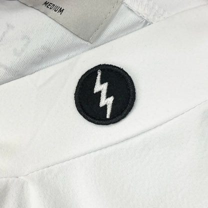GOLF LOGO DRY MOCK NECK S/S TEE - WHITE