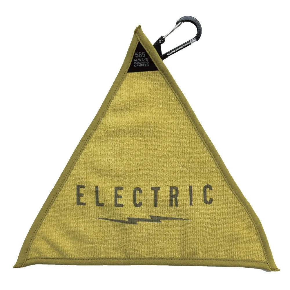 VOLT MICROFIBER CARABINER TOWEL - MUSTARD