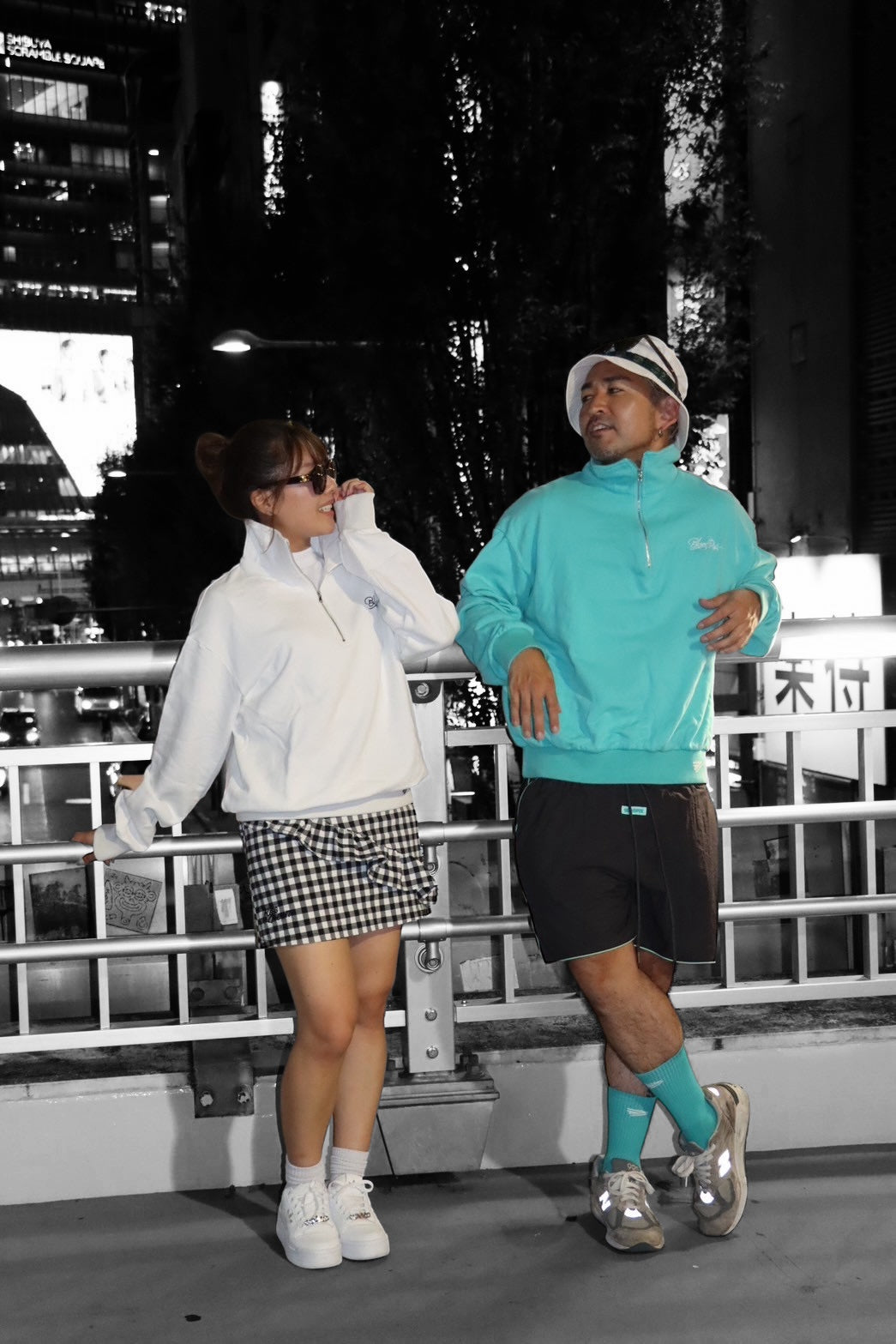 Stand highneck sweatshirt