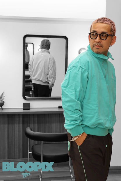 Stand highneck sweatshirt