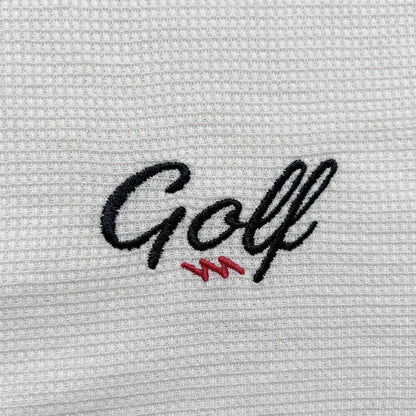 HEAVY WEIGHT GOLF LOGO MOCK NECK THERMAL - BLACK
